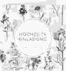 Hochzeitseinladung Chinoiserie Floral quadr. Klappkarte beige