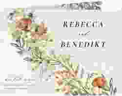 Hochzeitseinladung Wildfang mittlere Klappkarte quer beige mit getrockneten Wiesenblumen