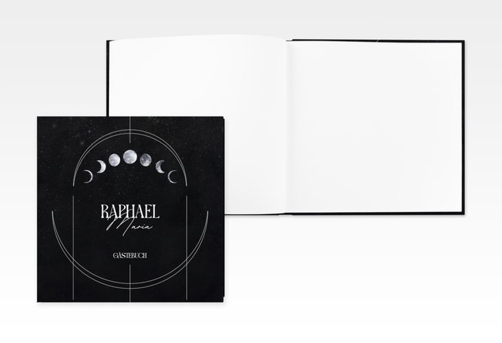 Gästebuch Creation Mondphase 20 x 20 cm, Hardcover