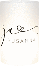 Klick: Details zu Windlicht Hochzeit "Jawort" anzeigen Windlicht Hochzeit Jawort