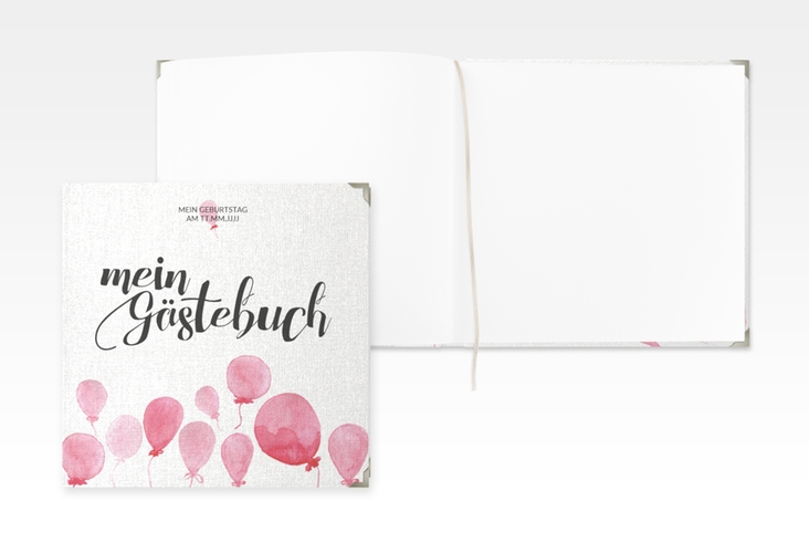 Gästebuch Selection Geburtstag "Ballon" Leinen-Hardcover