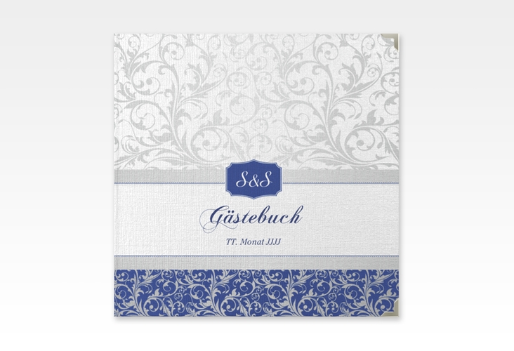 Gästebuch Selection Hochzeit Latina Leinen-Hardcover blau