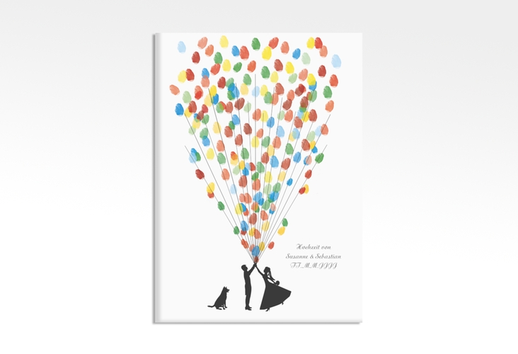 Wedding Tree Leinwand Ballons Beatrice Dog (bis 200 Gäste) 50 x 70 cm