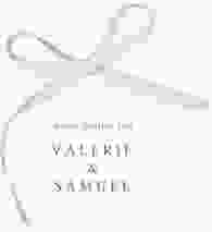 Geschenkanhänger Hochzeit Ivy Geschenkanhänger, rund weiss minimalistisch mit kleiner botanischer Illustration
