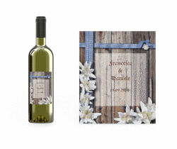 Klick: Details zu Etichette vino matrimonio collezione Monaco anzeigen Etichette vino matrimonio collezione Monaco Etikett Weinflasche 4er Set blu