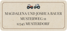 Absenderetikett Hochzeit Bauernhochzeit