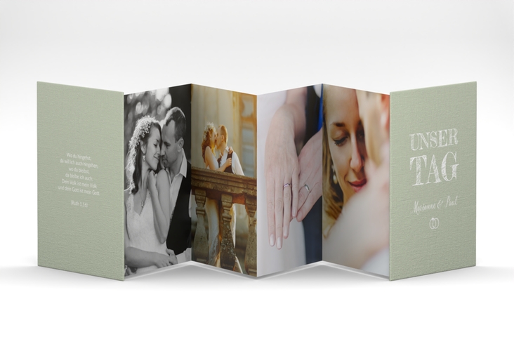Foto-Leporello Hochzeit Rise Leporello