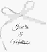 Geschenkanhänger Hochzeit Envie Geschenkanhänger, rund lila