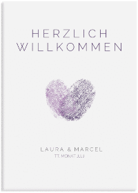 Klick: Details zu Willkommensschild Leinwand "Fingerprint" anzeigen Willkommensschild Leinwand "Fingerprint" 50 x 70 cm Leinwand pink