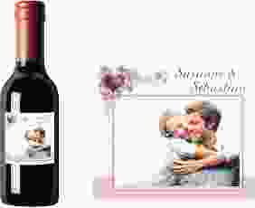 Piccoloetikett Hochzeit Triest Etikett Piccolo pink