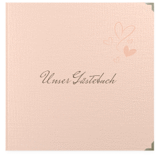 Klick: Details zu Gästebuch Selection Hochzeit "Purity" anzeigen Gästebuch Selection Hochzeit Purity Leinen-Hardcover apricot