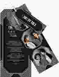 Hochzeitseinladung Gatsby Kartentrio schwarz im 20er-Jahre-Stil