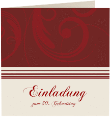 Klick: Details zu Einladung 50. Geburtstag "Katharina" anzeigen Einladung 50. Geburtstag "Katharina"