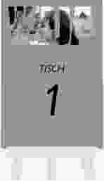 Tischnummer Hochzeit Letters Tischaufsteller gruen