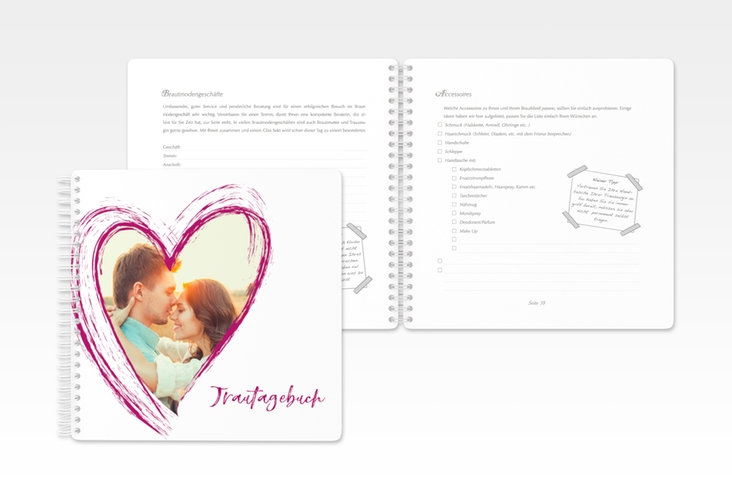 Trautagebuch Hochzeit Liebe Trautagebuch Hochzeit pink