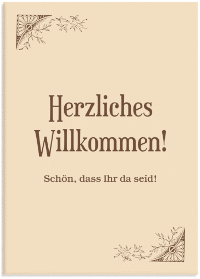 Klick: Details zu Willkommensschild Hochzeit "Storybook" anzeigen Willkommensschild Hochzeit "Storybook" 50 x 70 cm Leinwand