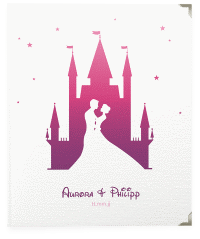 Klick: Details zu Hochzeitsalbum "Castle" anzeigen Hochzeitsalbum Castle 21 x 25 cm pink