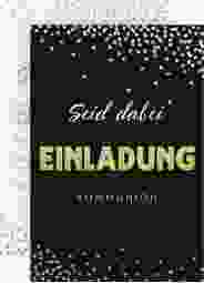 Kommunionseinladung Glittery