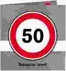 Einladung 50. Geburtstag "Emil/Emma"