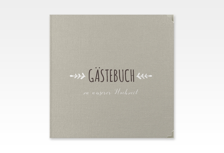 Gästebuch Selection Hochzeit Eden Leinen-Hardcover weiss