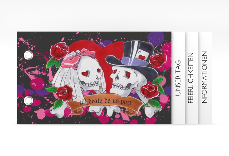 Einladungskarte Hochzeit Palermo Booklet hochglanz