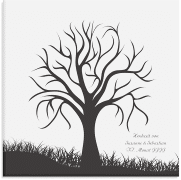 Wedding Tree Leinwand Hochzeitsbaum Henry (bis 80 Gäste)