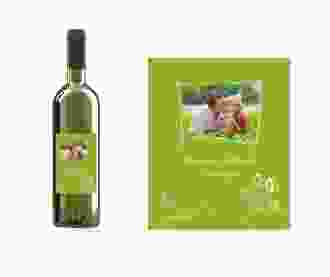 Etichette vino matrimonio collezione Pisa Etikett Weinflasche 4er Set verde