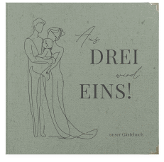 Klick: Details zu Gästebuch Selection Hochzeit "Vereint" anzeigen Gästebuch Selection Hochzeit Vereint Leinen-Hardcover gruen