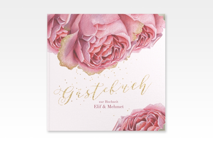 Gästebuch Selection Hochzeit Cherie Leinen-Hardcover gold
