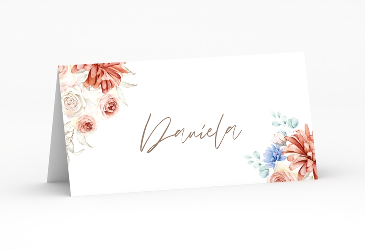 Tischkarte Hochzeit Flowercloud Tischkarten