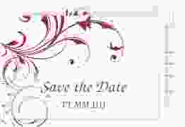 Save the Date-Postkarte "Palma"