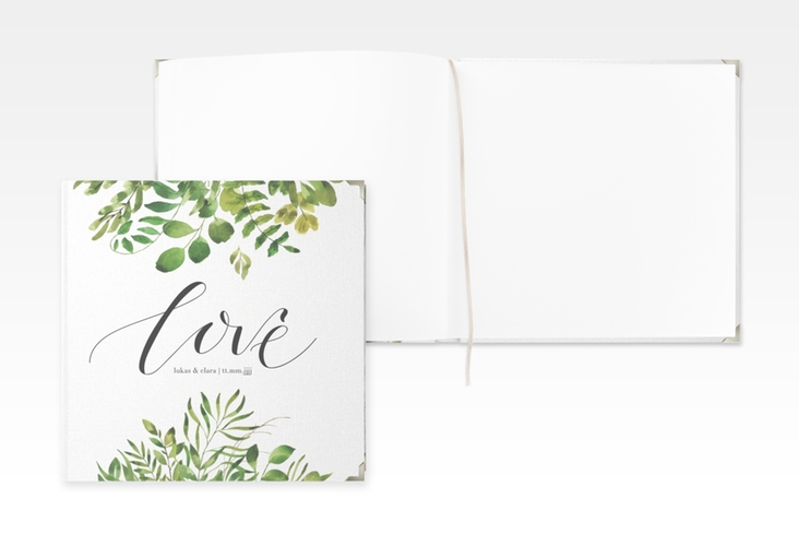 Gästebuch Selection Hochzeit Botany Leinen-Hardcover