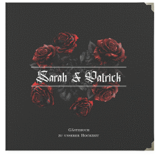 Klick: Details zu Gästebuch Selection Hochzeit "Gothic Rose" anzeigen Gästebuch Selection Hochzeit Gothic Rose Leinen-Hardcover schwarz