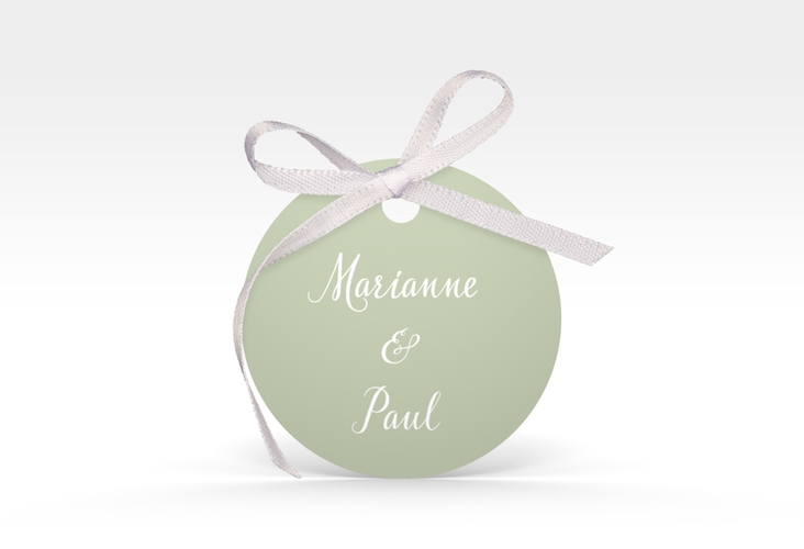 Geschenkanhänger Hochzeit Rise Geschenkanhänger, rund
