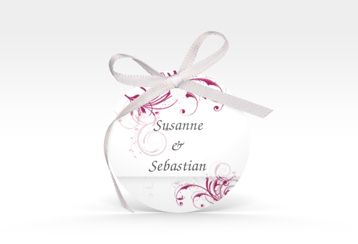 Geschenkanhänger Hochzeit Palma Geschenkanhänger, rund