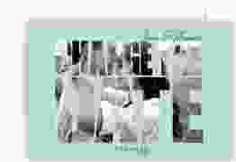 Change the Date-Karte Hochzeit Letters A6 Karte quer mint