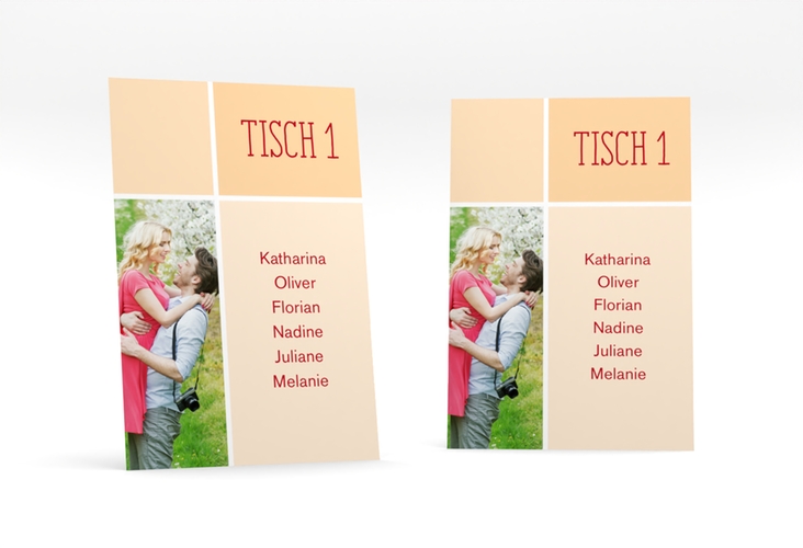 Tischaufsteller Hochzeit Gallery Tischaufsteller apricot