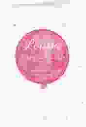 Einladungskarte Taufe  "Balloon" A6 Klappkarte pink