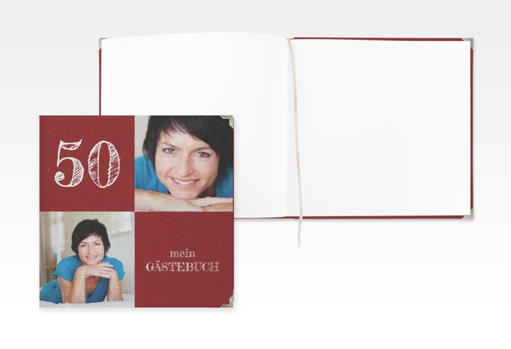 Gästebuch Selection Geburtstag Lebensfreude Leinen-Hardcover