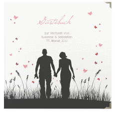 Klick: Details zu Gästebuch Selection Hochzeit "Rouen" anzeigen Gästebuch Selection Hochzeit Rouen Leinen-Hardcover schwarz