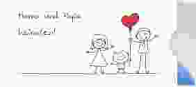 Hochzeitseinladung "Family"