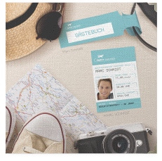 Klick: Details zu Gästebuch Selection Geburtstag "Boardingpass" anzeigen Gästebuch Selection Geburtstag "Boardingpass"