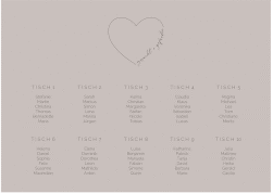 Klick: Details zu Sitzplan Poster Hochzeit "Lebenstraum" anzeigen Sitzplan Poster Hochzeit Lebenstraum 70 x 50 cm Poster grau