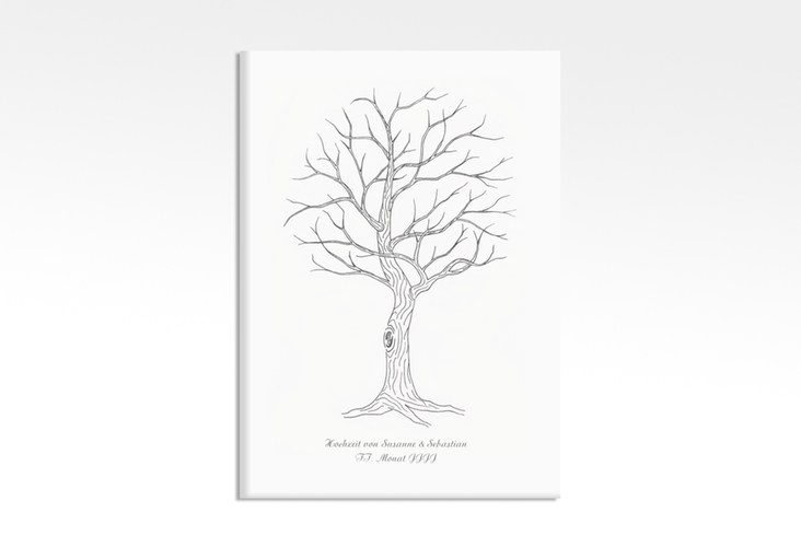 Wedding Tree Leinwand "Baum Clarissa" (bis 200 Gäste) 50 x 70 cm