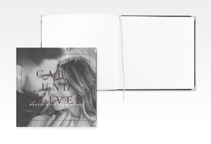 Gästebuch Selection Hochzeit Moment Leinen-Hardcover rot