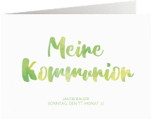 Klick: Details zu Kommunionseinladung "Flora" anzeigen Kommunionseinladung "Flora"