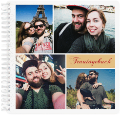 Klick: Details zu Trautagebuch Hochzeit "Collage" anzeigen Trautagebuch Hochzeit "Collage" Trautagebuch Hochzeit apricot