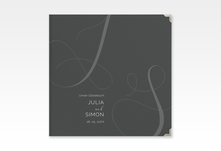 Gästebuch Selection Hochzeit Eheschließung Leinen-Hardcover schwarz