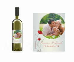 Klick: Details zu Etichette vino matrimonio collezione Madrid anzeigen Etichette vino matrimonio collezione Madrid Etikett Weinflasche 4er Set argento