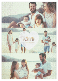 Klick: Details zu Fotopuzzle 1000 Teile "Familiencollage" anzeigen Fotopuzzle 1000 Teile Familiencollage 1000 Teile weiss